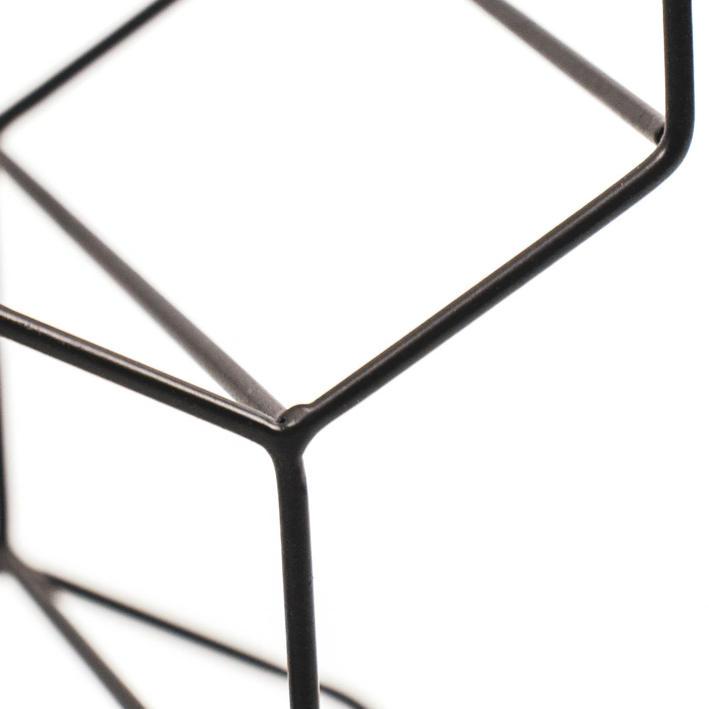 HV Wine Rack - Black Metal - 43x31x16cm