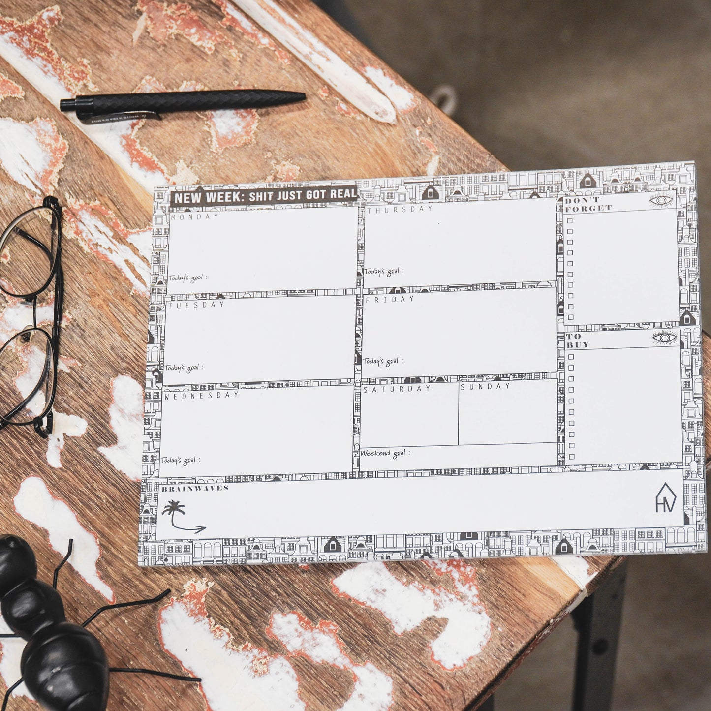 HV Weekly planner - Amsterdams - A4