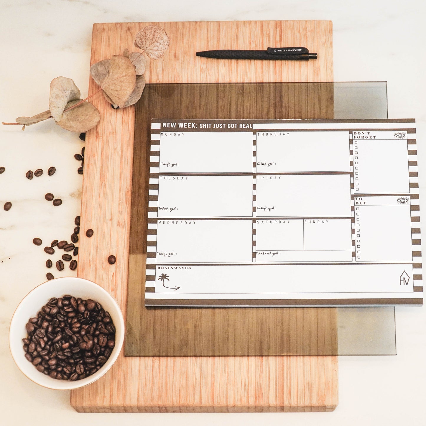 HV Weekly planner - Stripe - A4