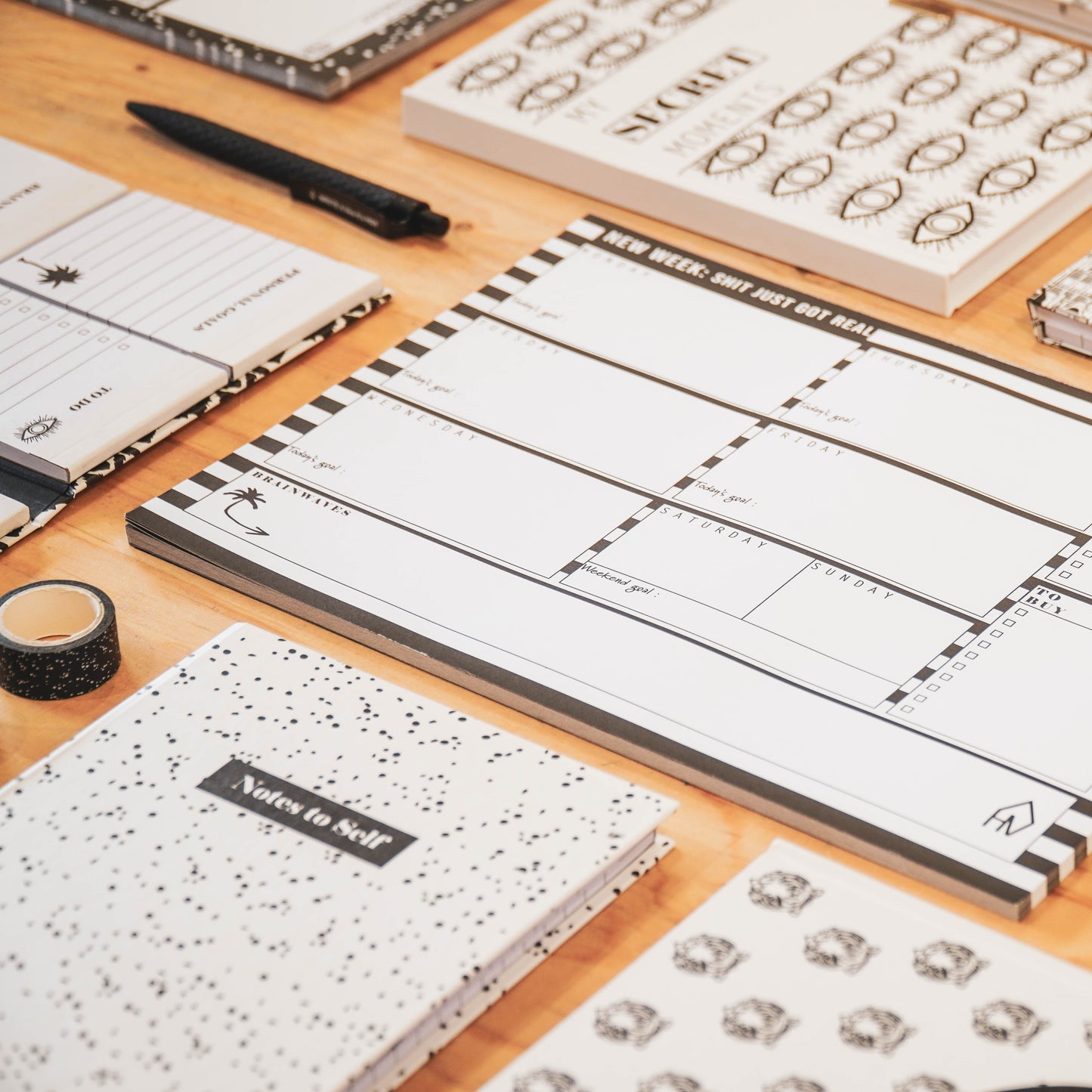 HV Weekly planner - Stripe - A4