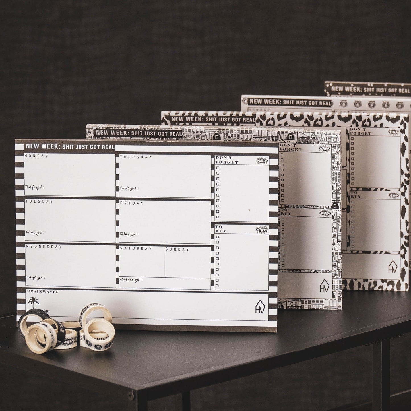 HV Weekly planner - Stripe - A4