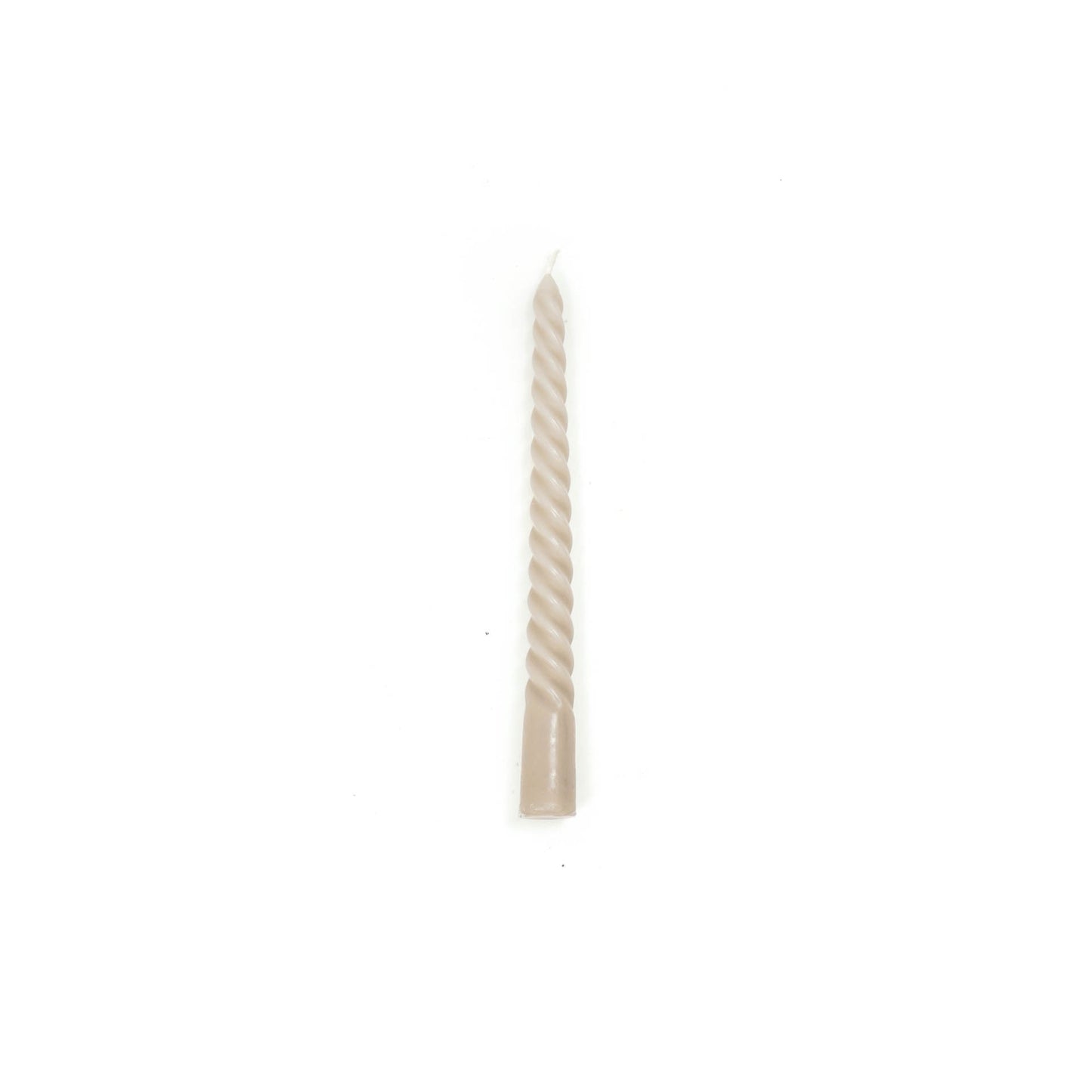 HV Twisted Candles 4 pcs - Grey - 2x20cm