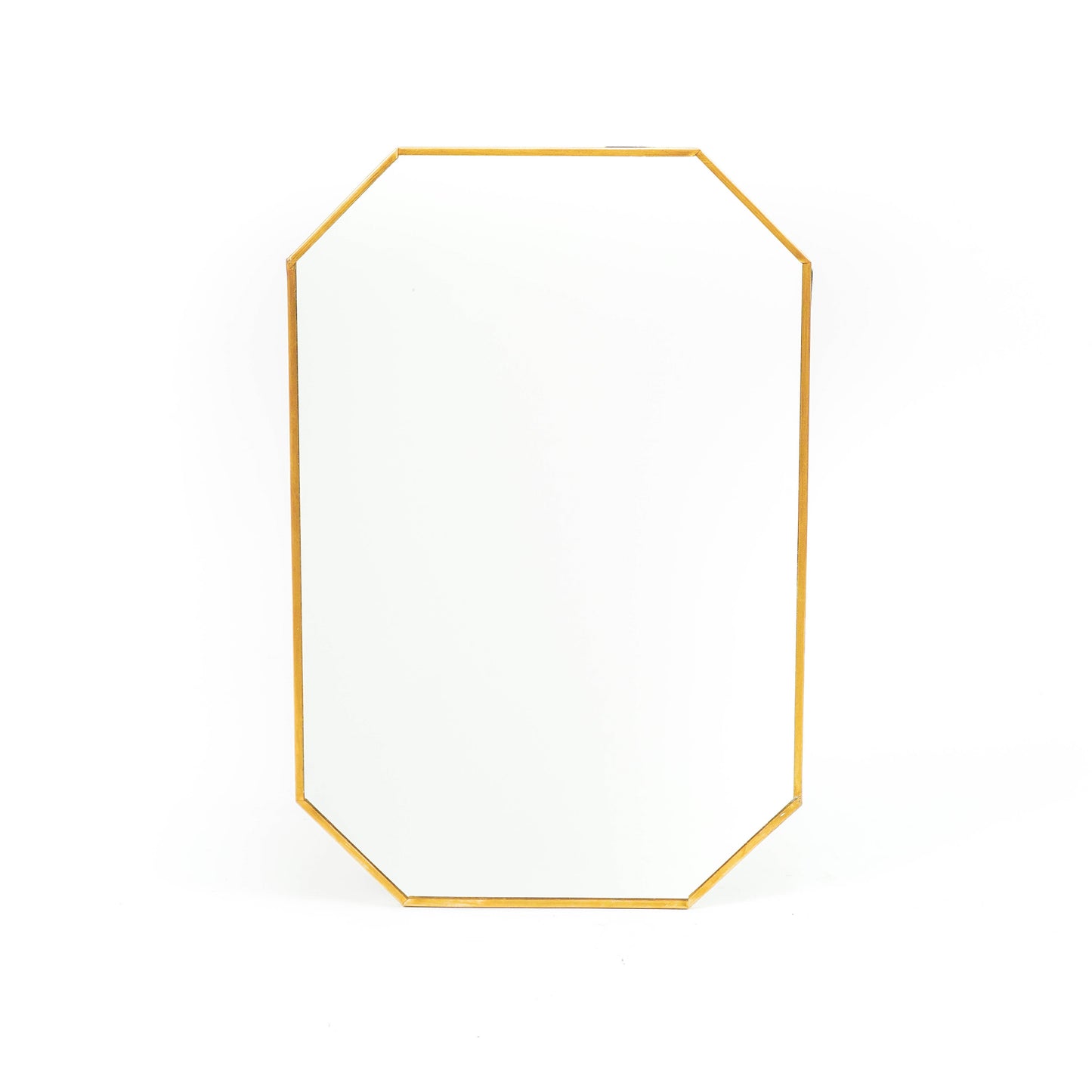HV Octagular Mirror - Brass - 30x20x1cm