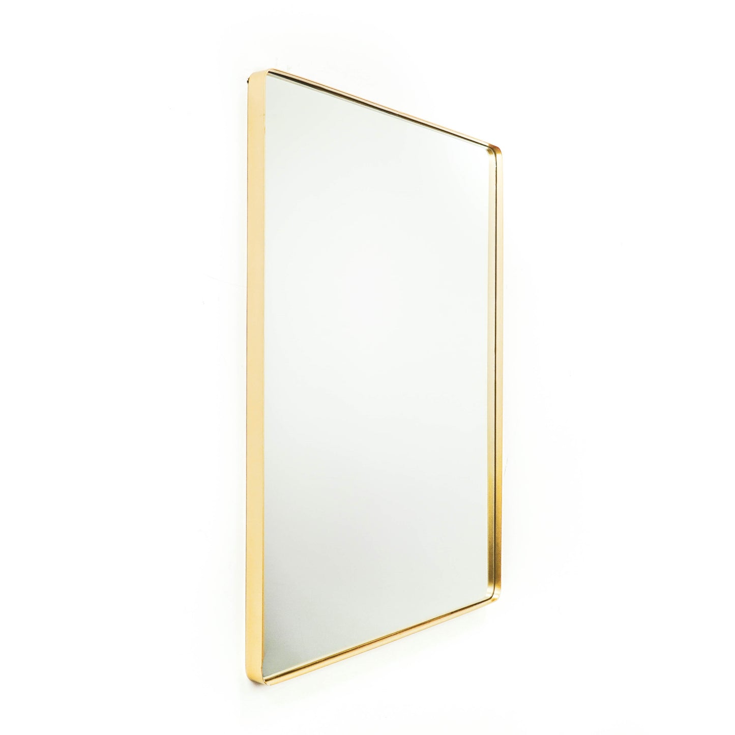 HV Rectangular Metal Mirror - Gold - 60x80cm