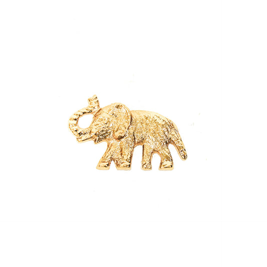 Housevitamin Elephant Candle Pins - Gold - Set of 2 - 7x4x1 cm