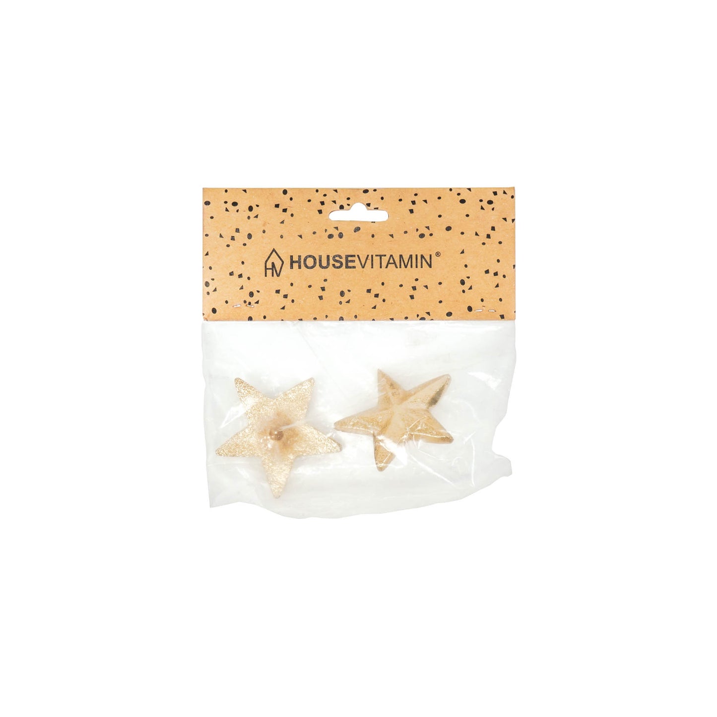 HV Candle Pins - Star - Gold - 5x5x2cm