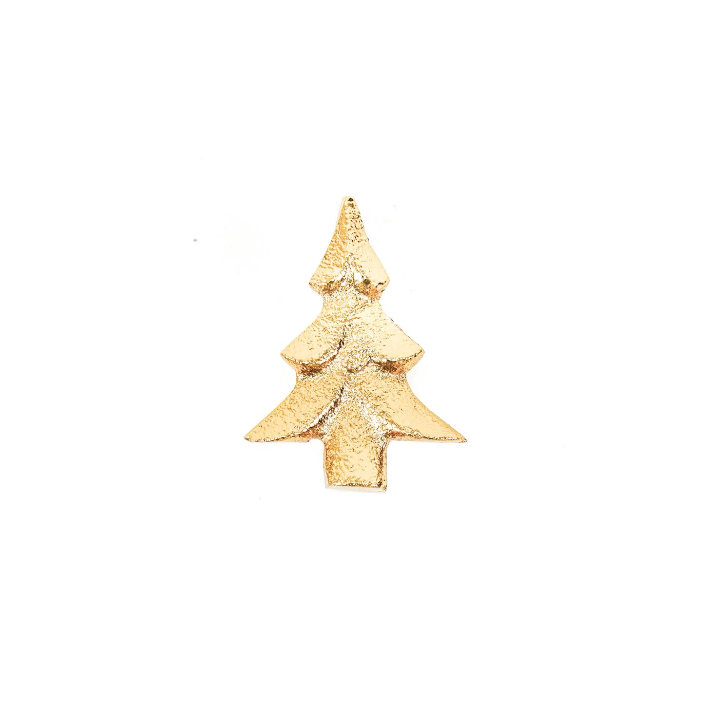 HV Candle Pins - Xmas Tree - Gold - 5x4x3cm