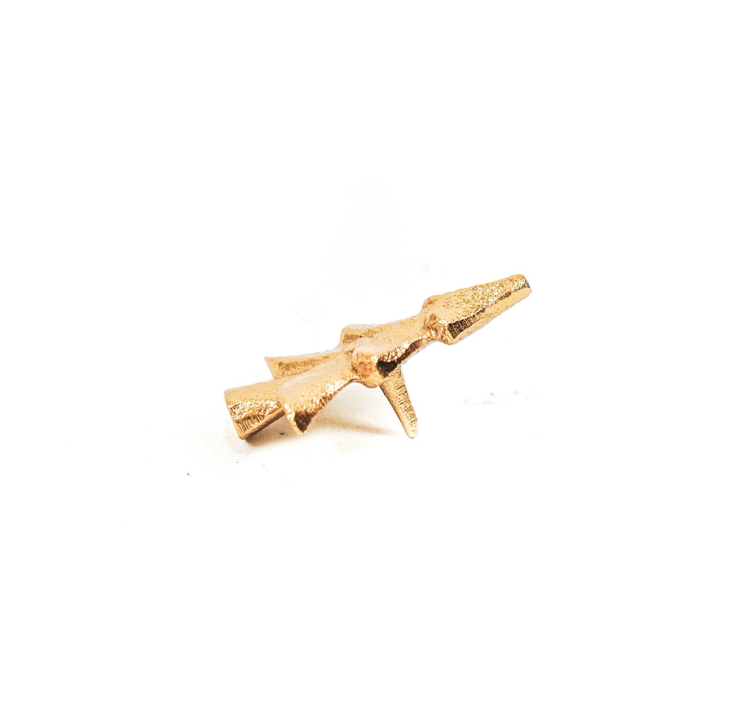 HV Candle Pins - Xmas Tree - Gold - 5x4x3cm