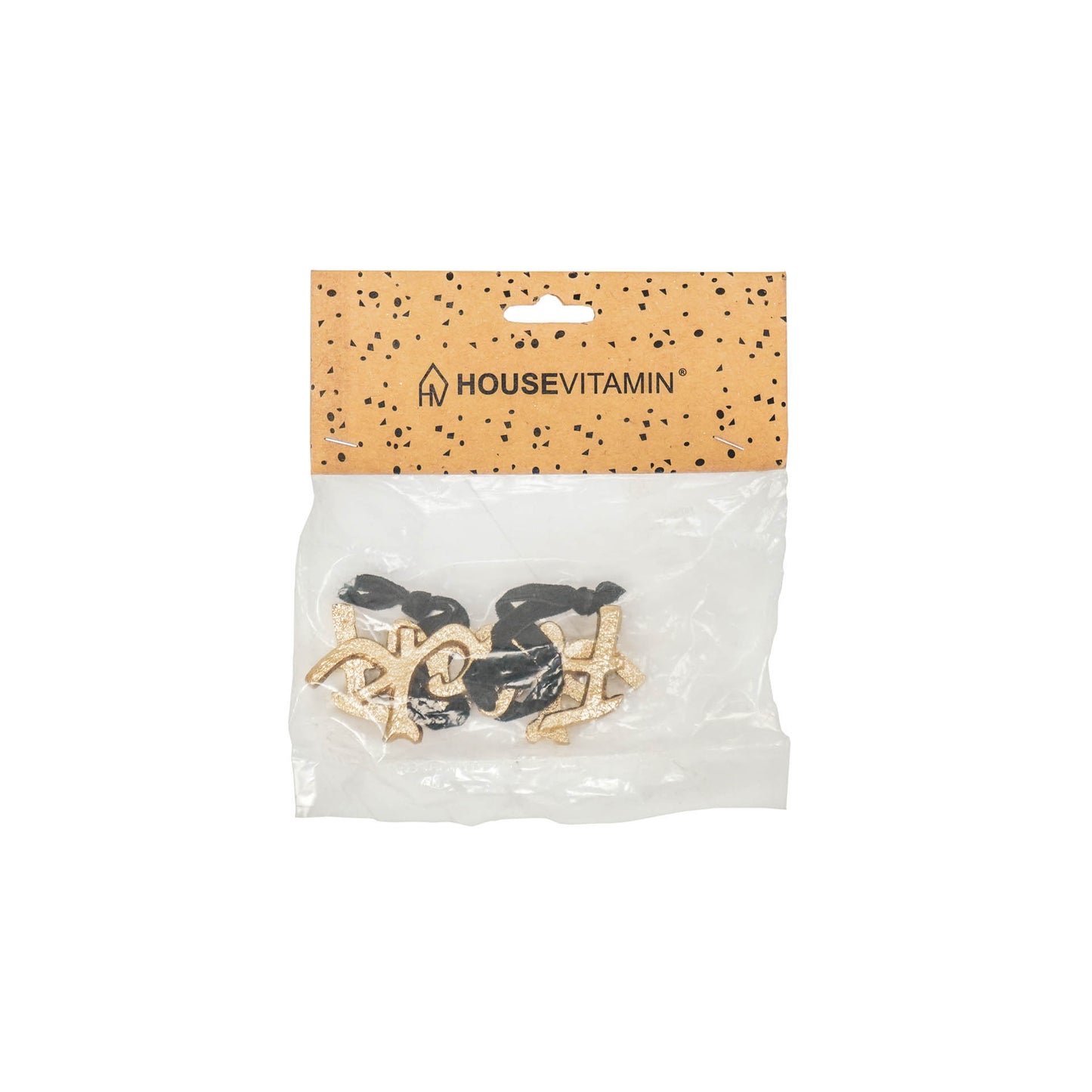 HV Kersthangers 'FUCK' - Goud - 11x5,5cm