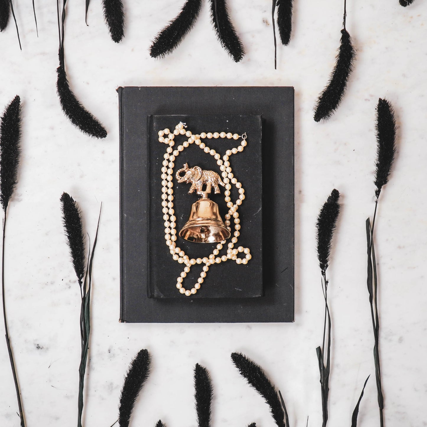 HV Butler Bell- Elephant - Gold - 4,5x4,5x10cm