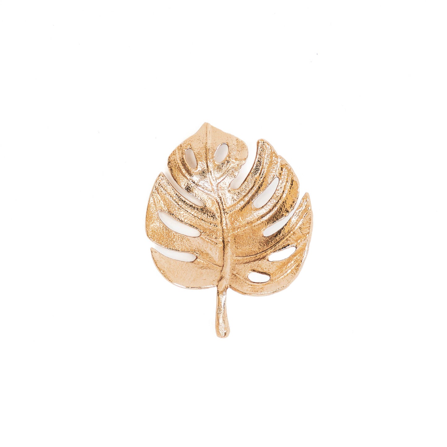 HV Golden Monsterra Leaf - 15x12x3cm