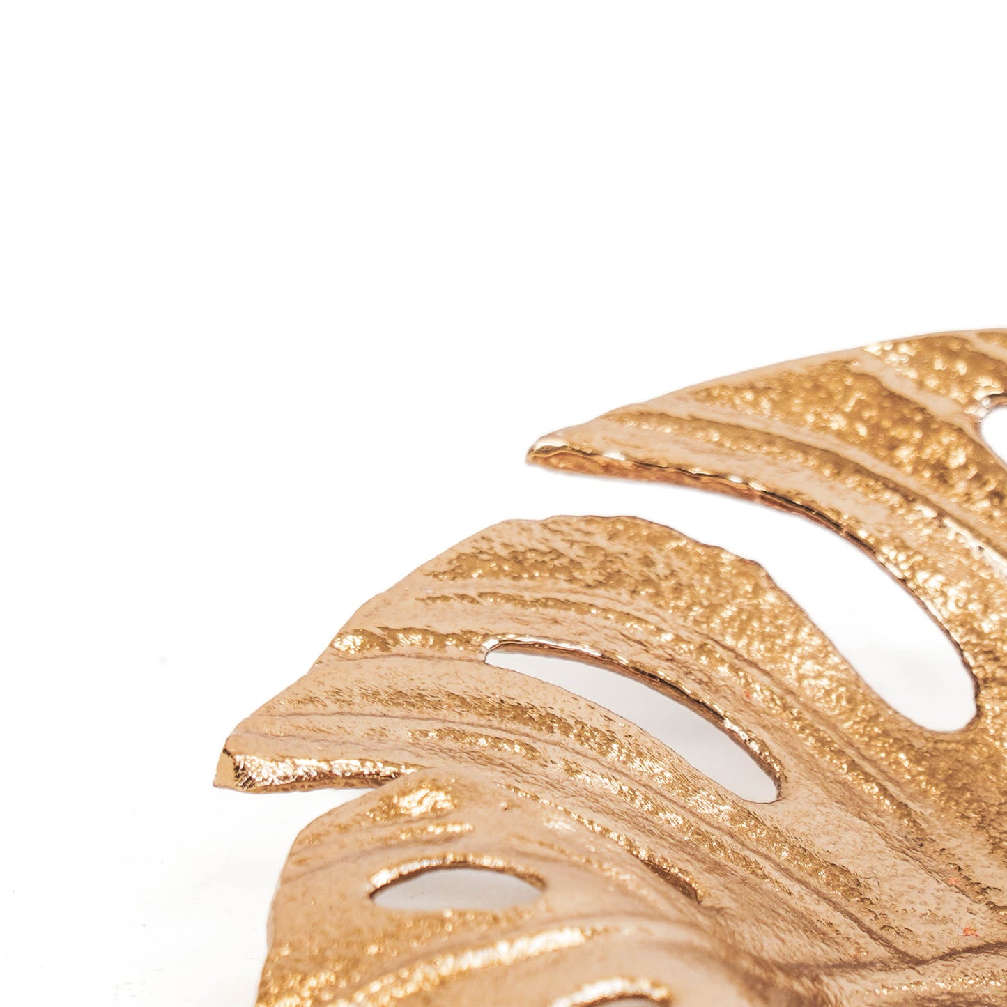 HV Golden Monsterra Leaf - 15x12x3cm