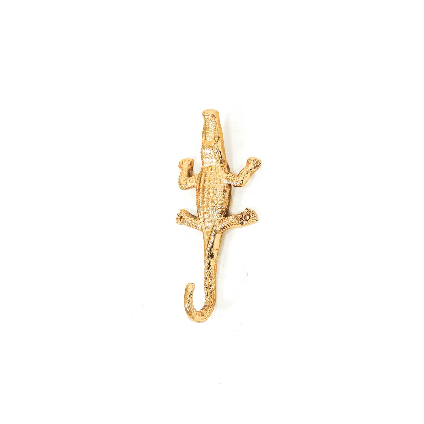 HV Wall Hook Crocodile- Gold- 8x17x3,5cm