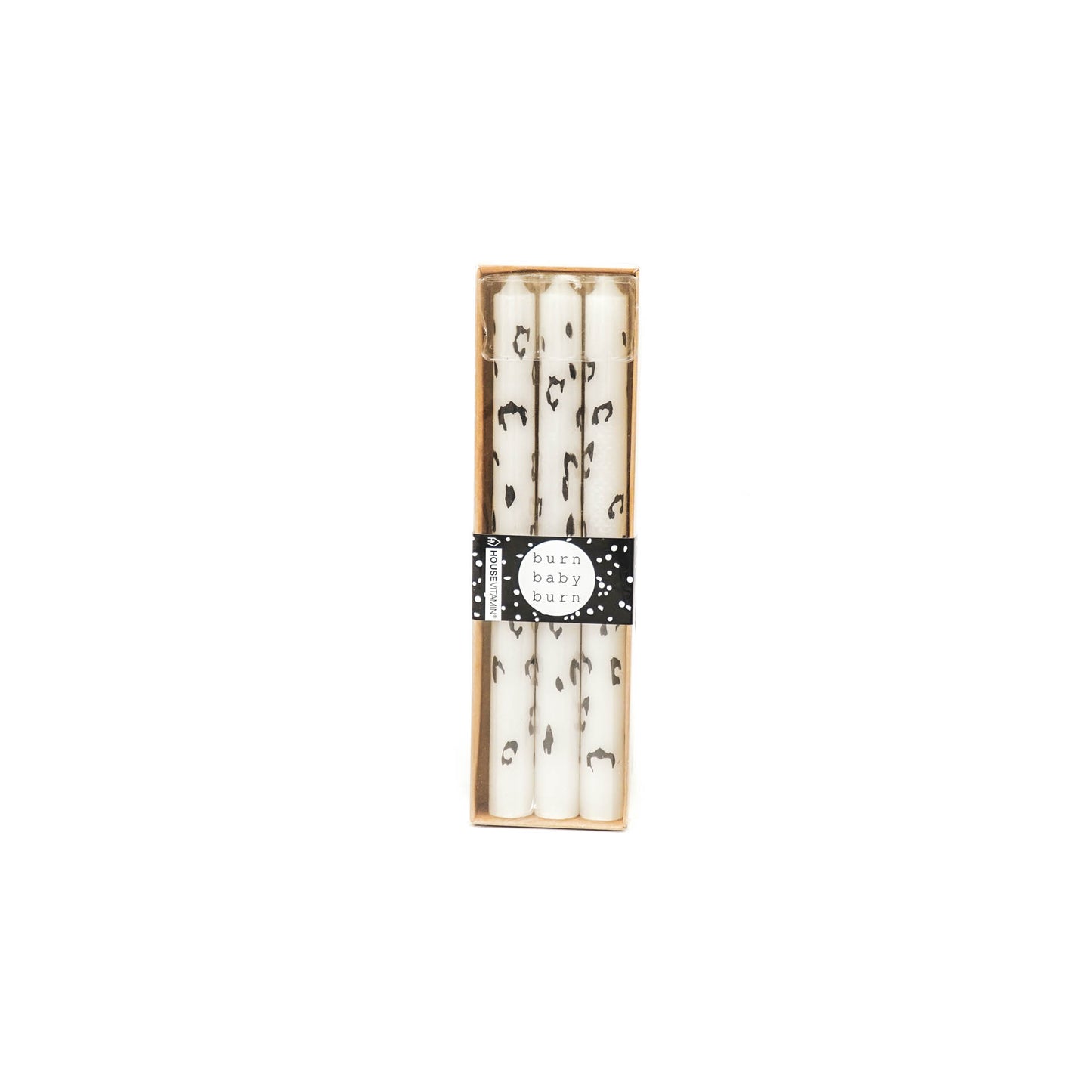 HV 3 Candles White Panter - 2x25cm