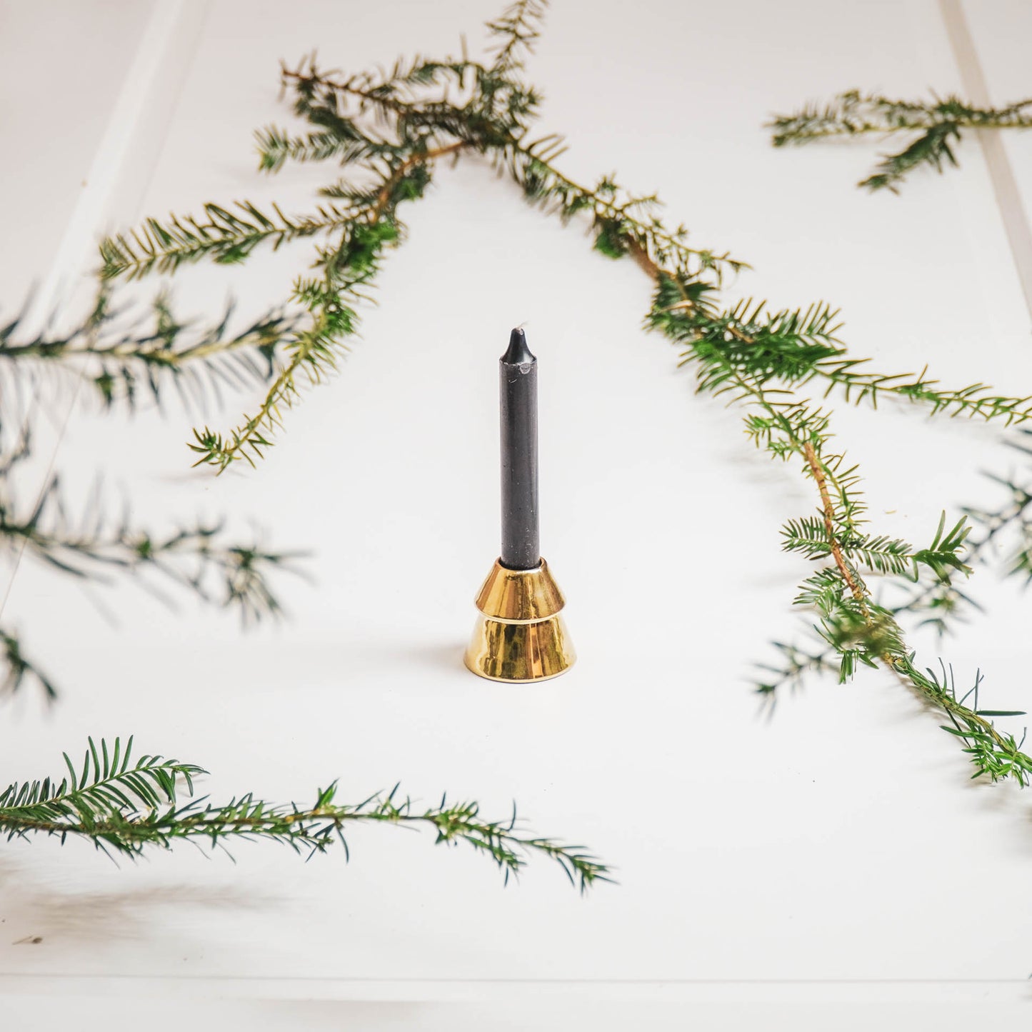 HV Golden Xmas Tree Candleholder - 6,5x6cm