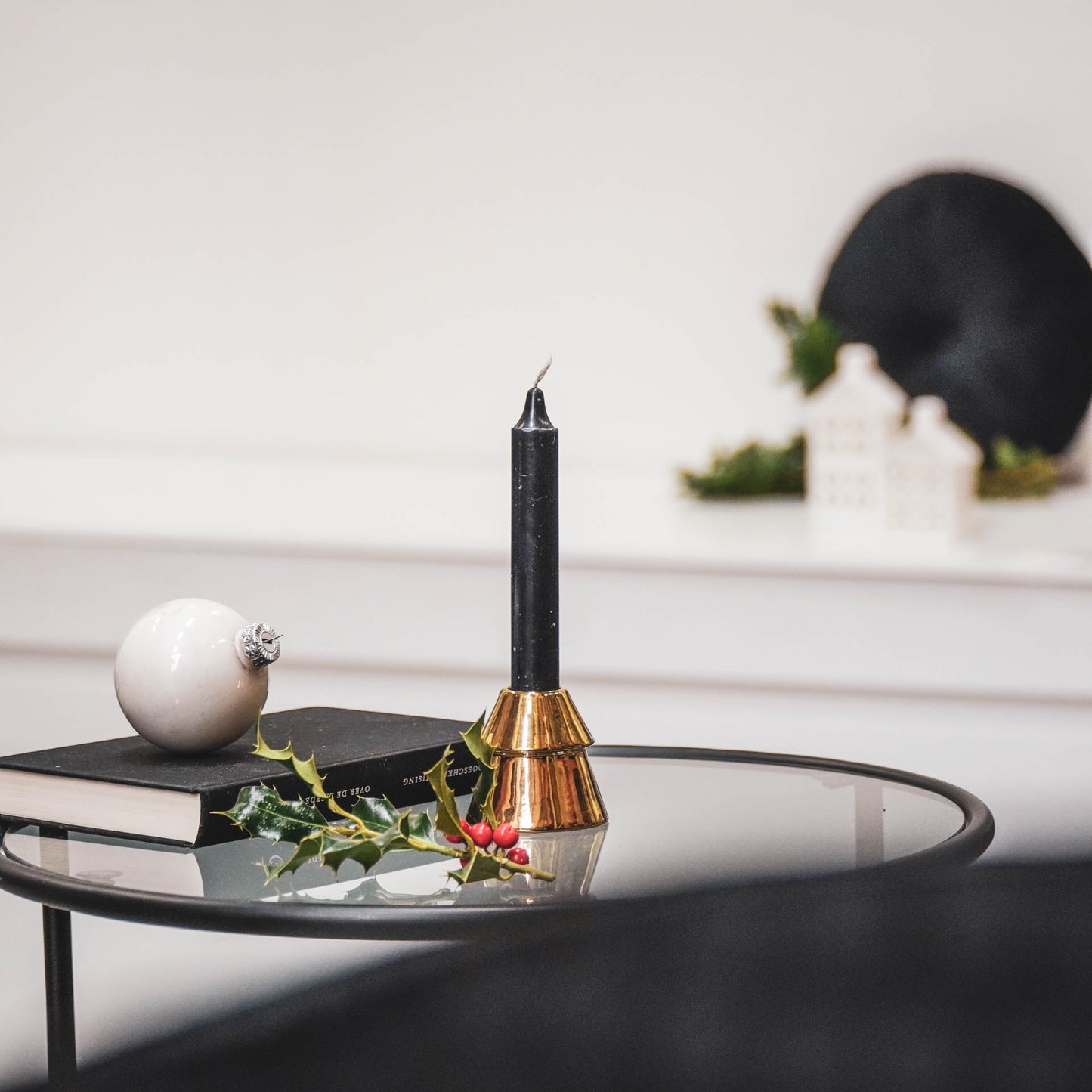 HV Golden Xmas Tree Candleholder - 6,5x6cm