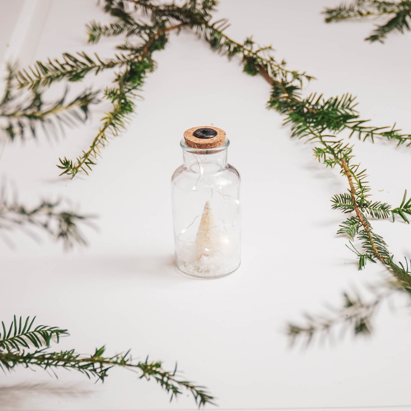 HV Xmas tree in a bottle - Gold - 8x16cm