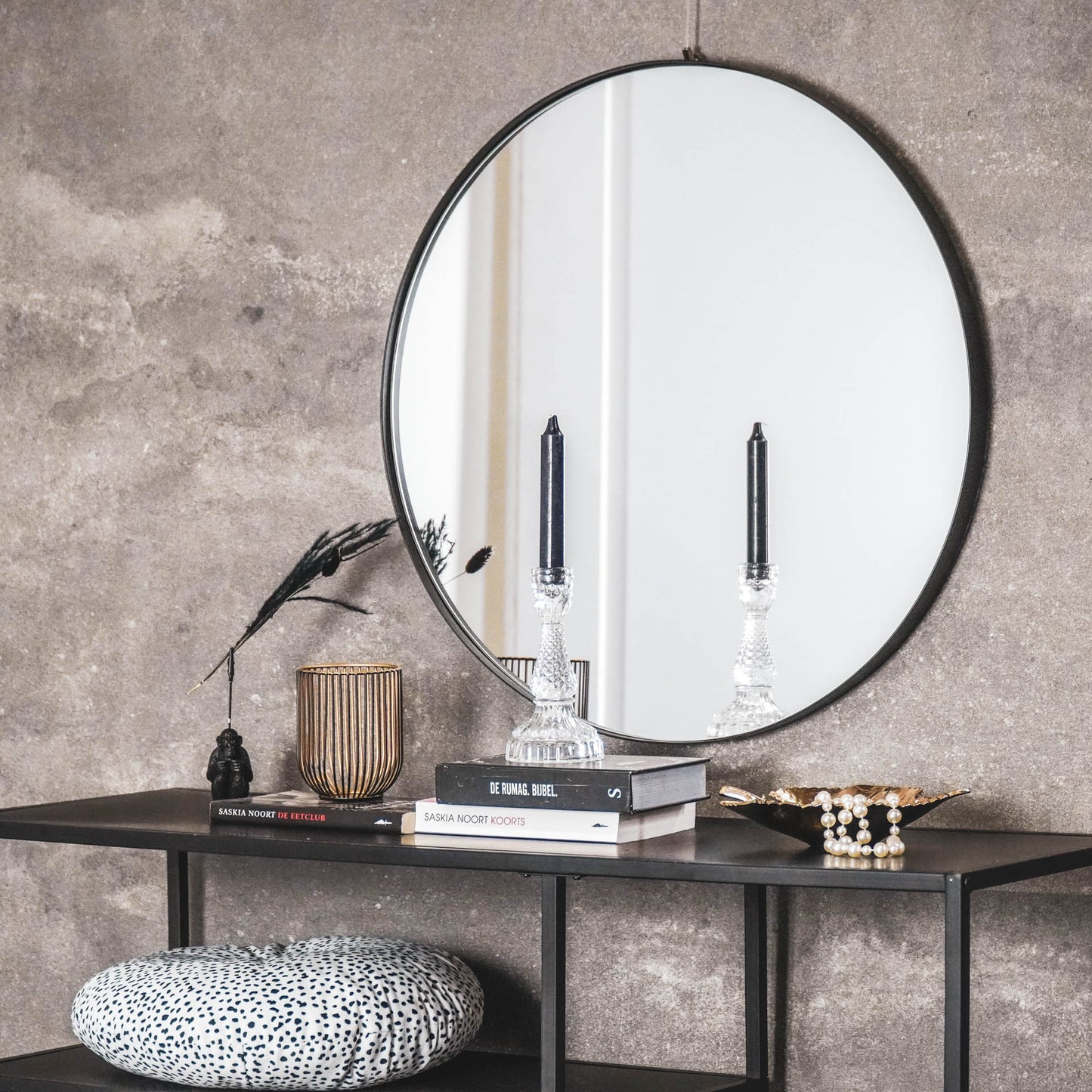 HV Glass Candleholder - Clear - 8,5x16cm