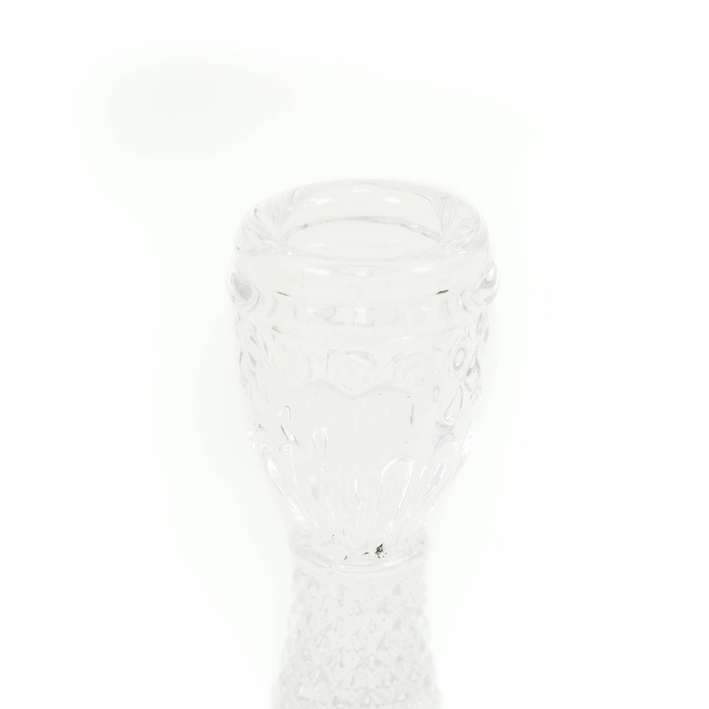 HV Glass Candleholder - Clear - 10x21cm