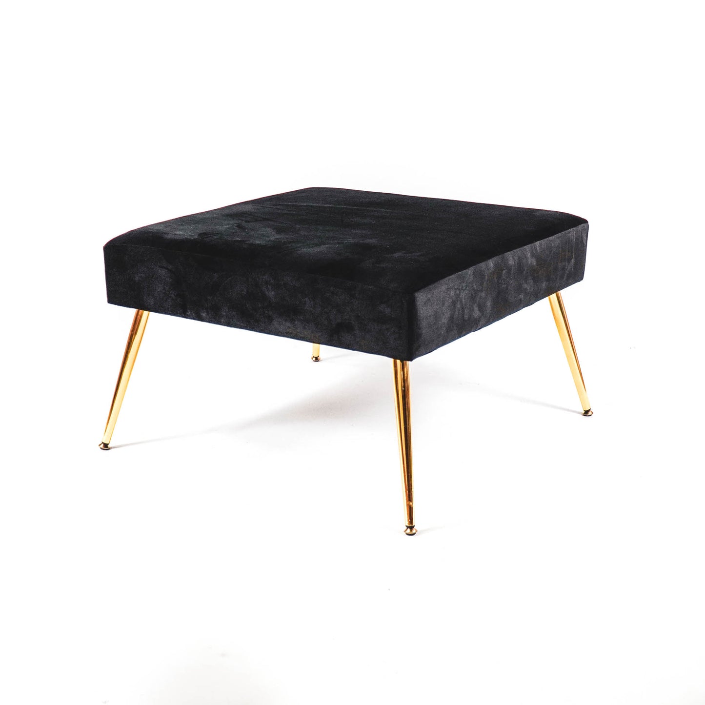 HV Hocker Pouf - Black - 70x70x44cm