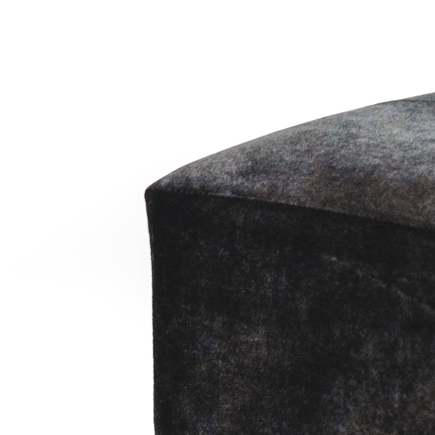HV Hocker Pouf - Black - 70x70x44cm