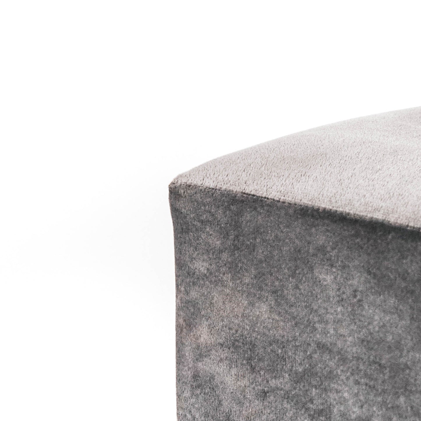 HV Hocker Pouf - Grey - 70x70x44 cm