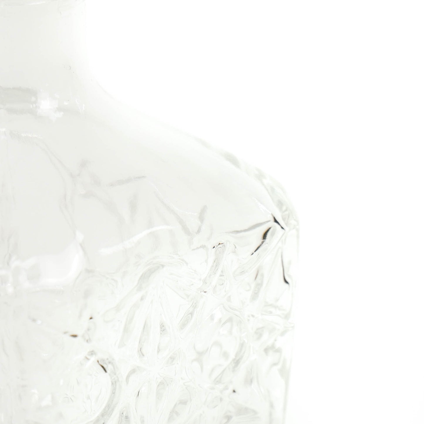 HV Glass Water Bottle - Clear - 9x19 cm