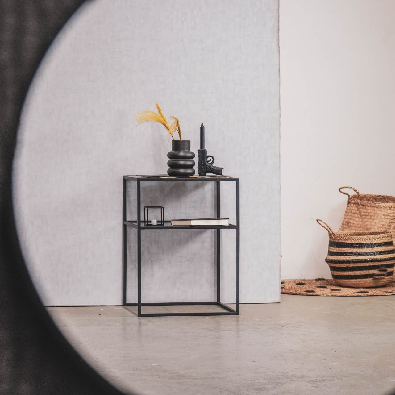HV Sidetable - Black- 45x45x60cm