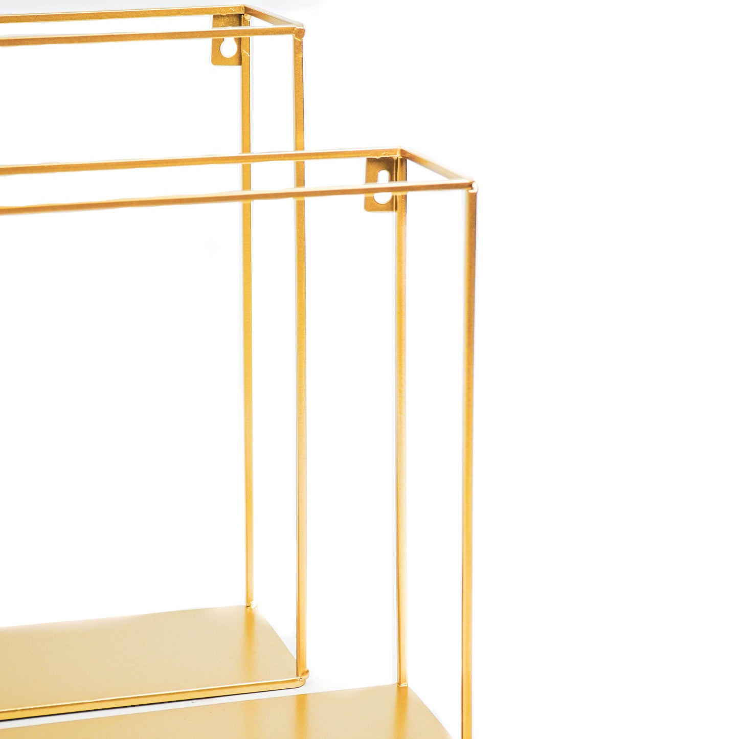 HV Wall Shelves - Gold - Set of 2
