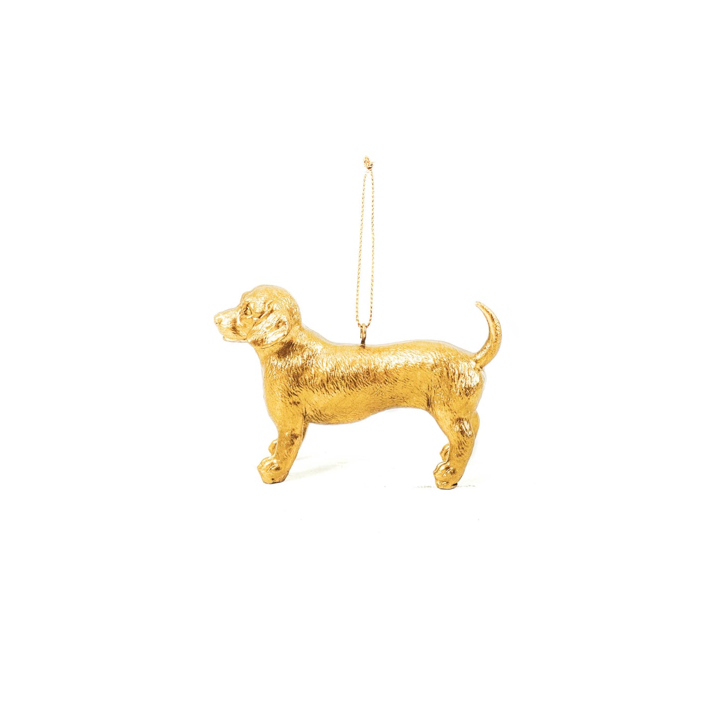 HV Dachshund Hanger - Gold