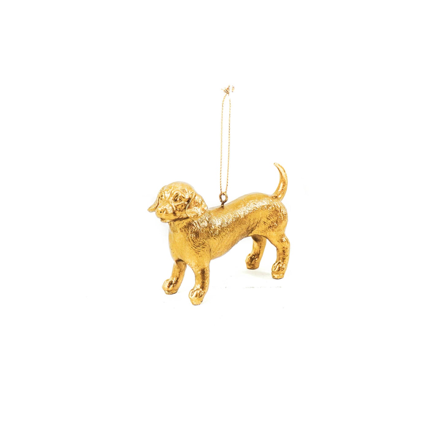 HV Dachshund Hanger - Gold