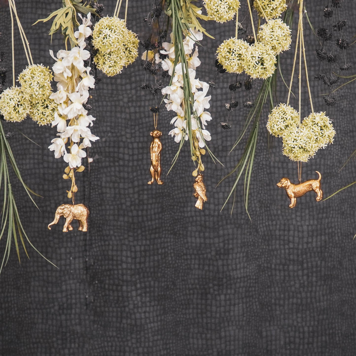 HV Dachshund Hanger - Gold