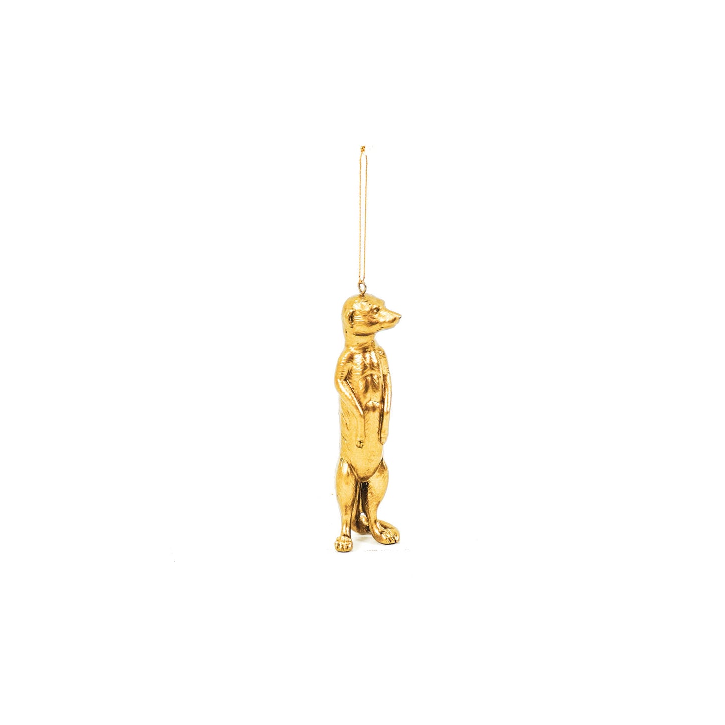 Housevitamin Meerkat Hanger - Gold - 11x3,2x3,2cm