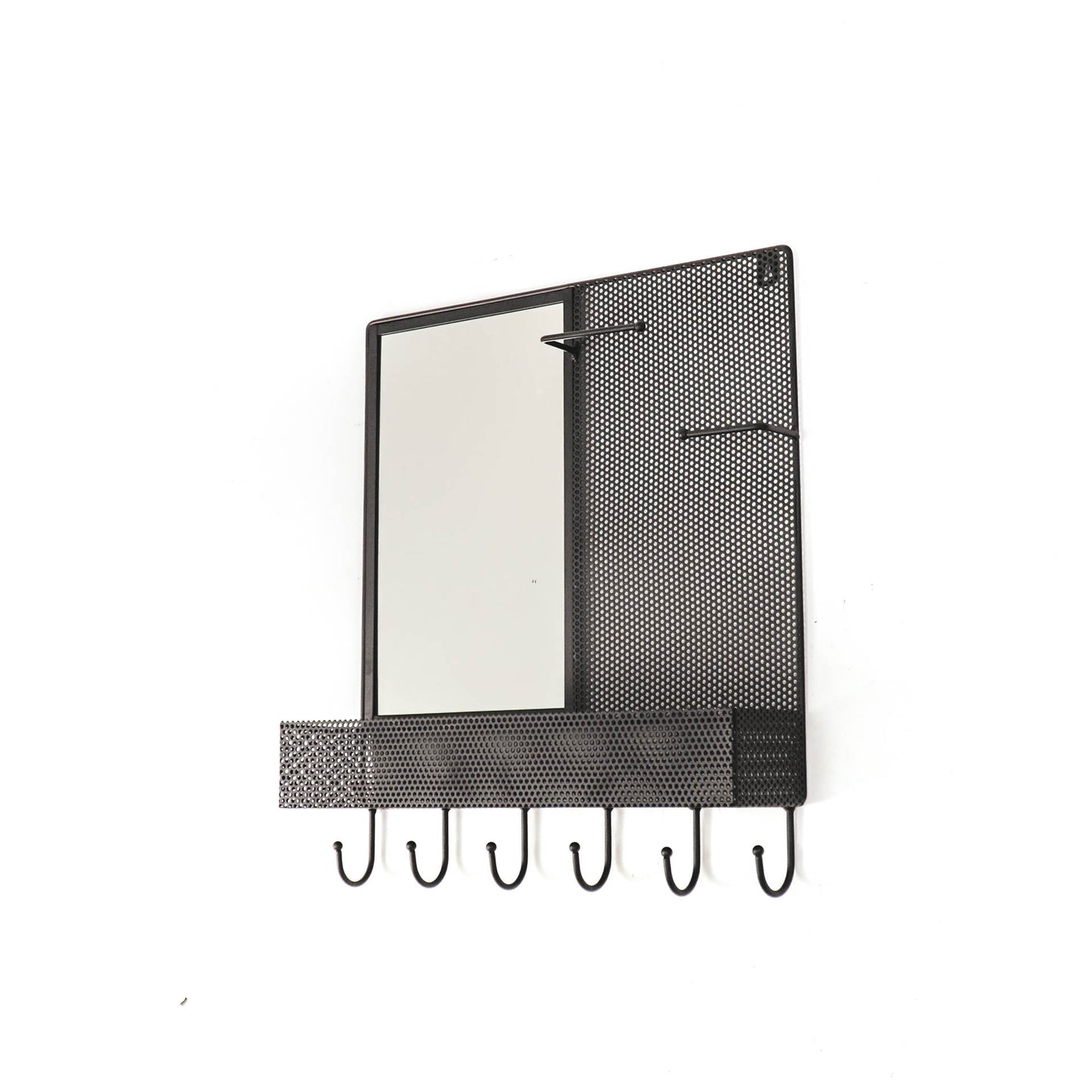 HV Black Metal Mirror - 40x10x46cm