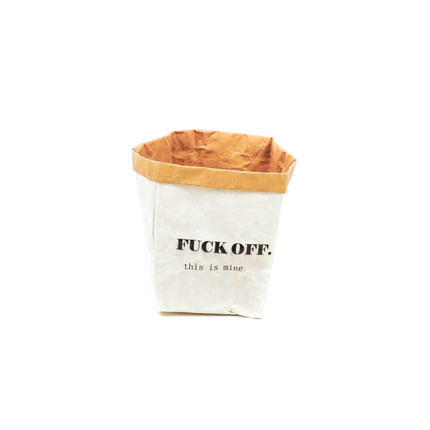HV Paper Storage Bag Fuck Off - 13x13x17cm