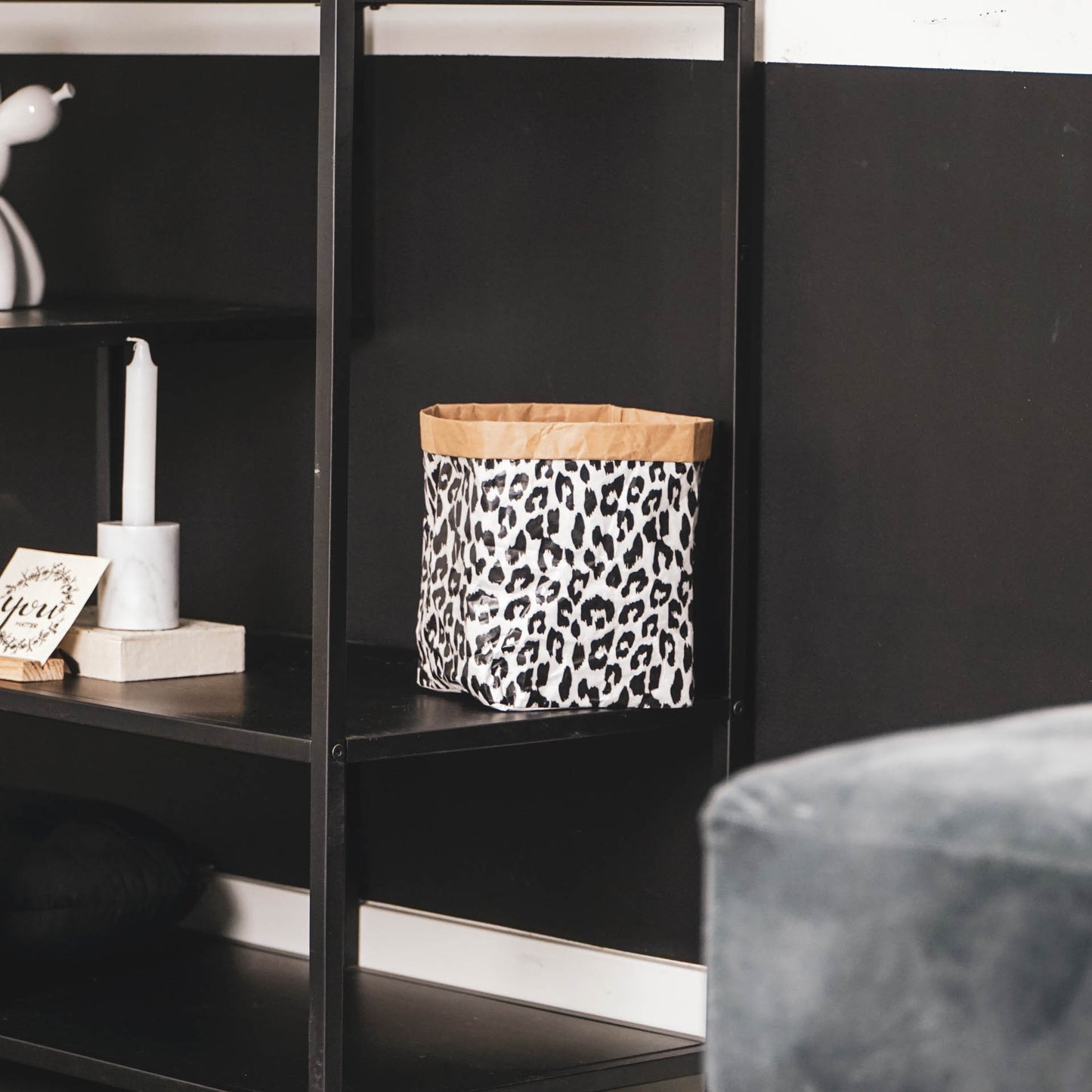 HV Paper Storage Bag - Panter - 13x13x17 cm
