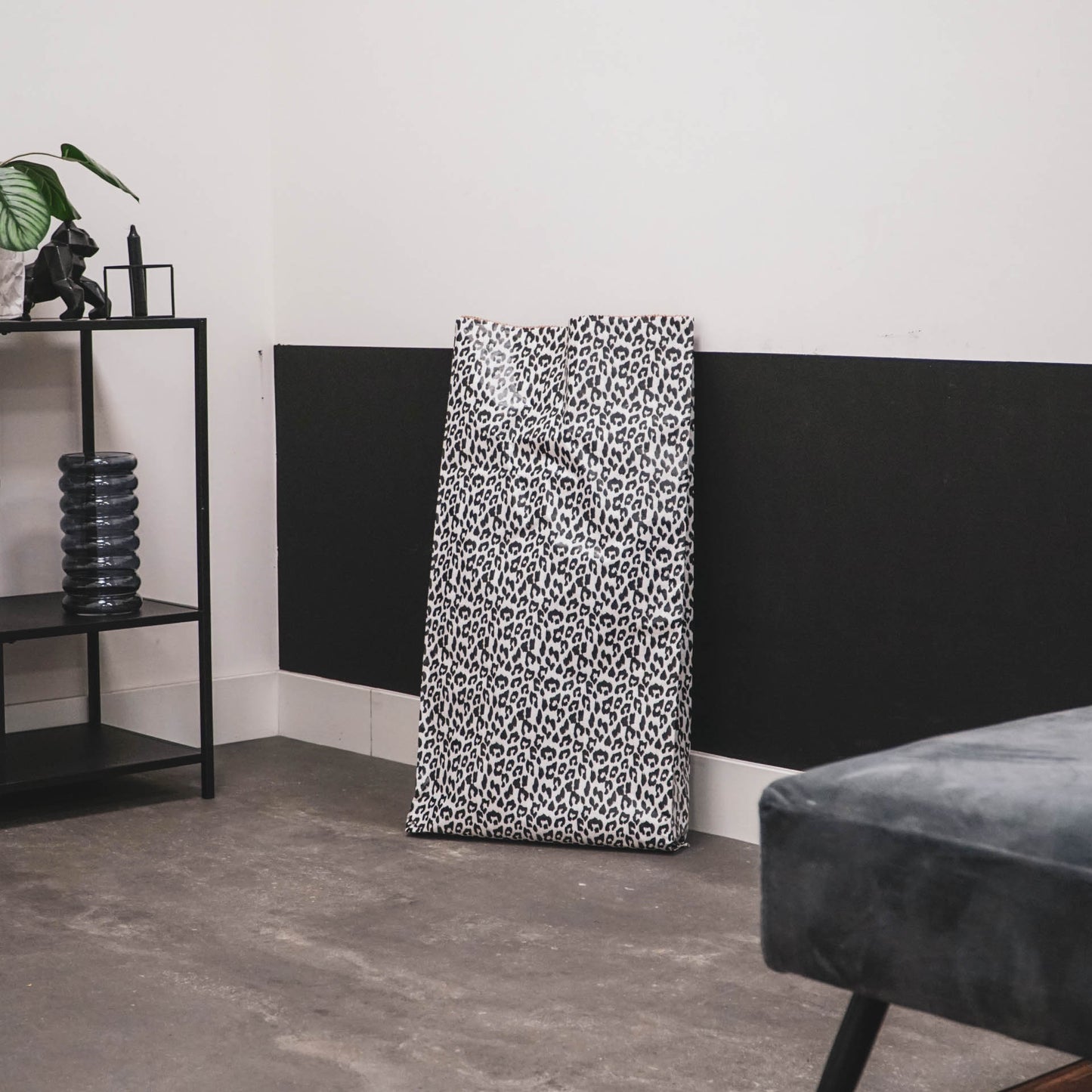 HV Paper Storage Bag - Panter - 40x10x83cm