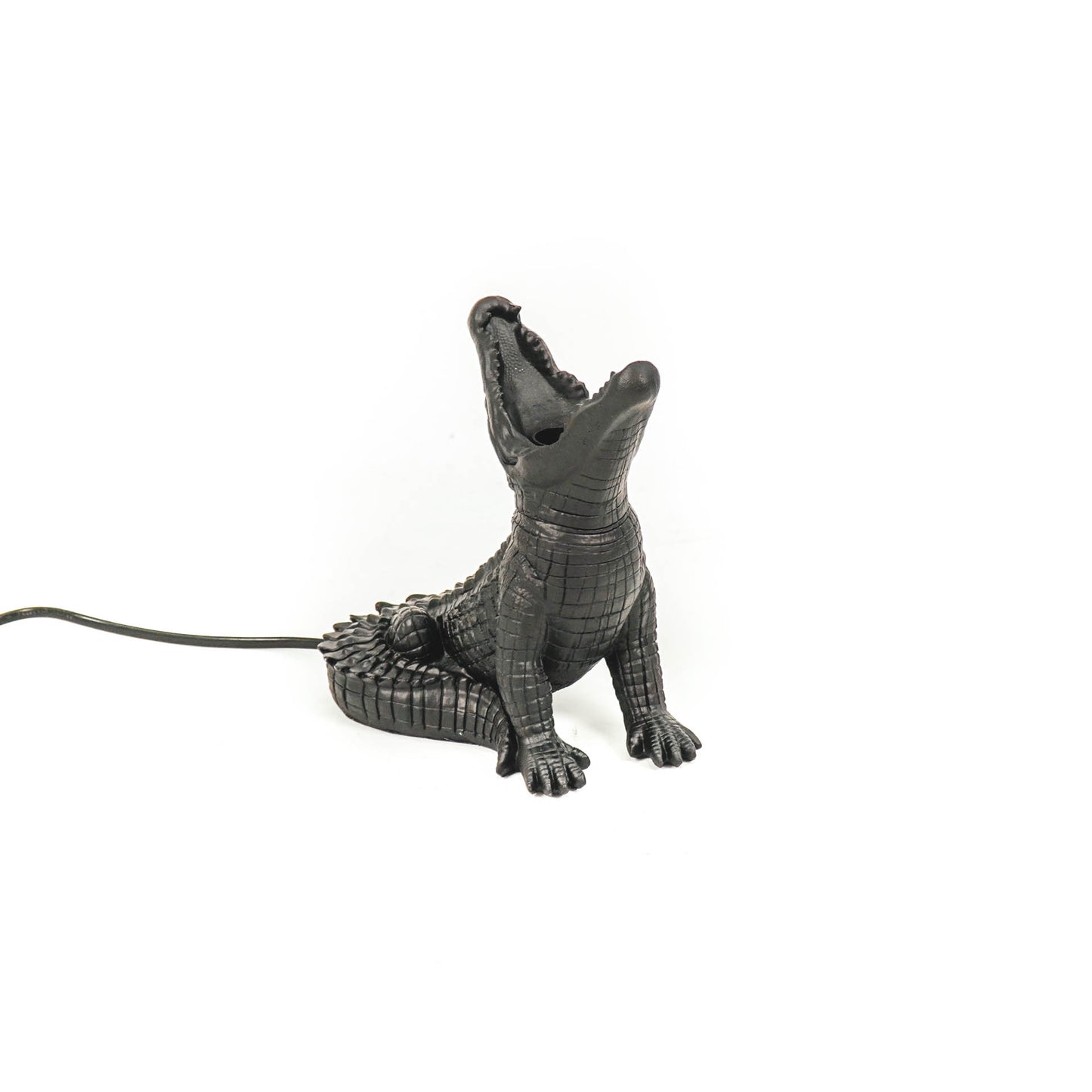 HV Crocodile Lamp- Black- 10x17x18,5 cm