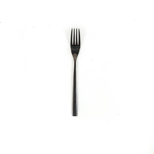 Housevitamin Cake Forks Stainless steel- Black - set of 6