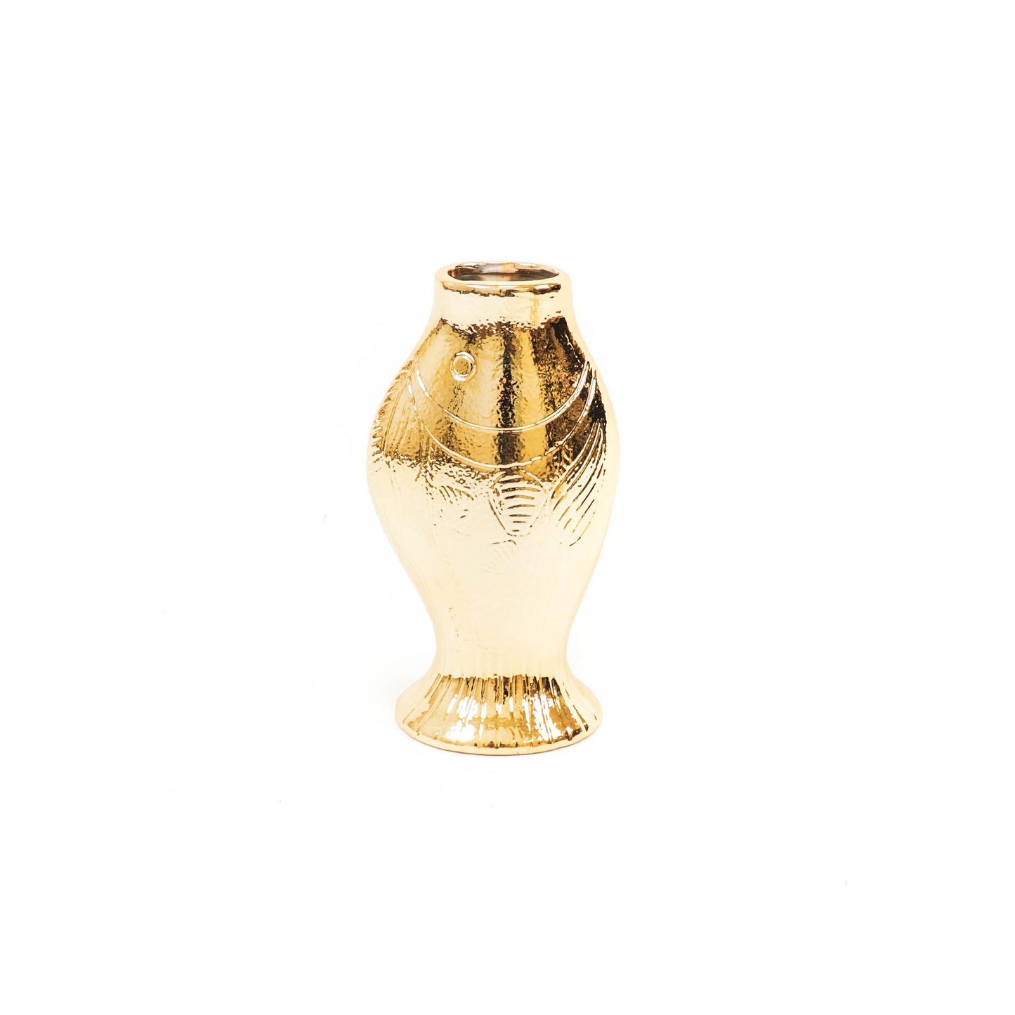 HV Golden Fish Vase - 13,5x10x25cm