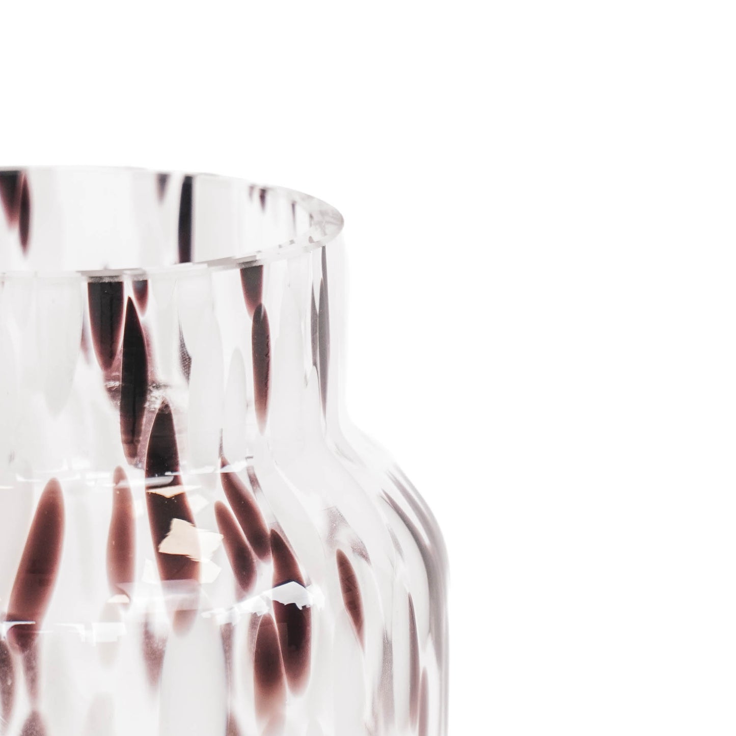 HV Handy Shaped Vase- Dots- 12,5x30 cm