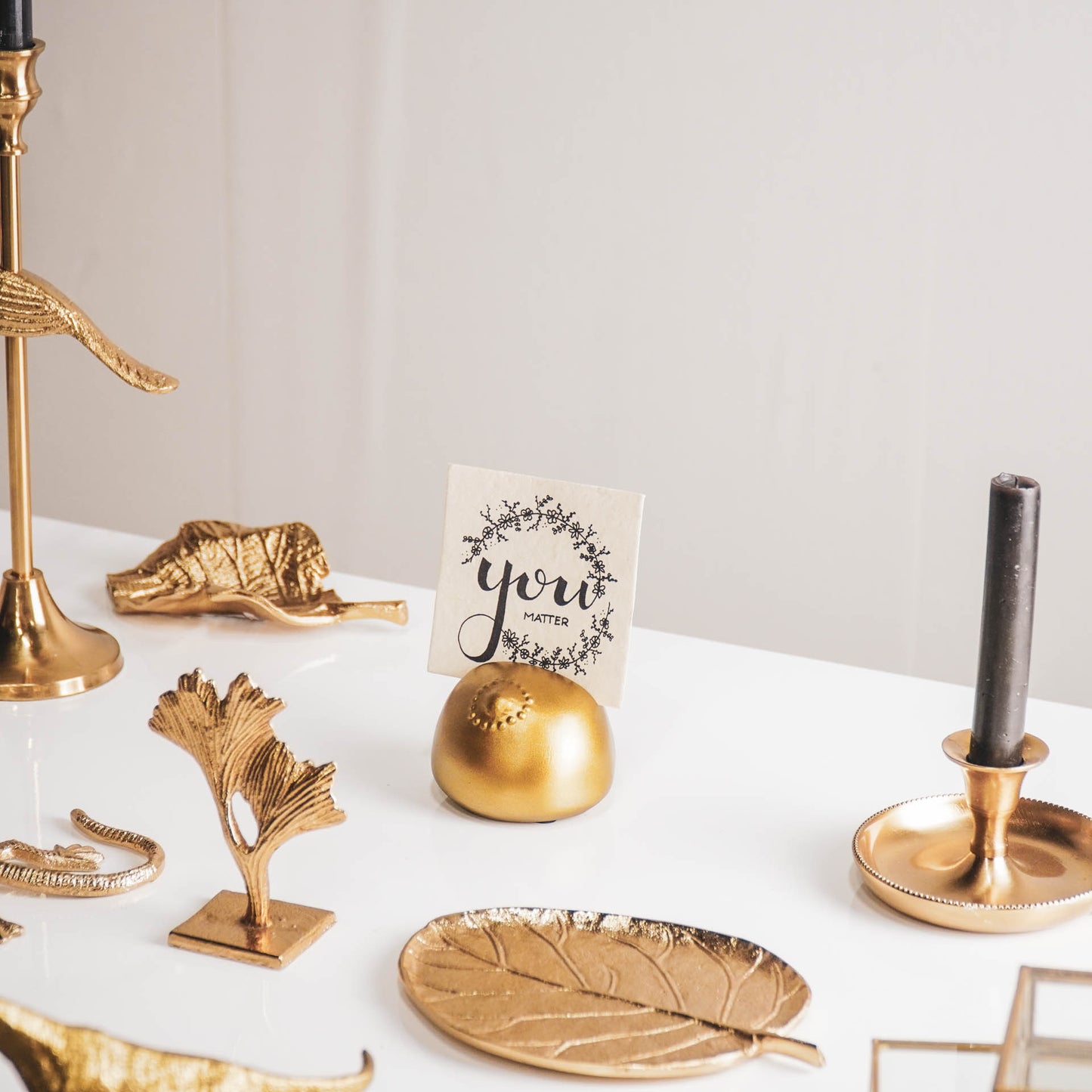 HV Your Body - Golden Breast Cardholder - 7.5x7.5x5.5cm