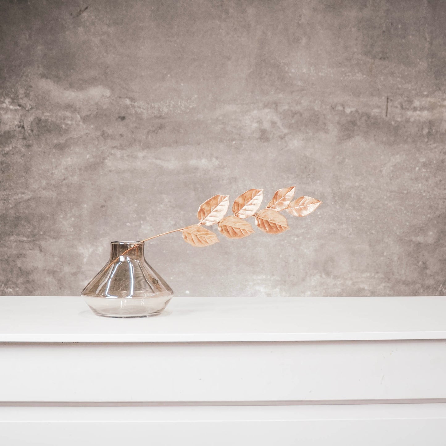 HV Golden Branch with leafs - 12 x 57 cm - Polysterene