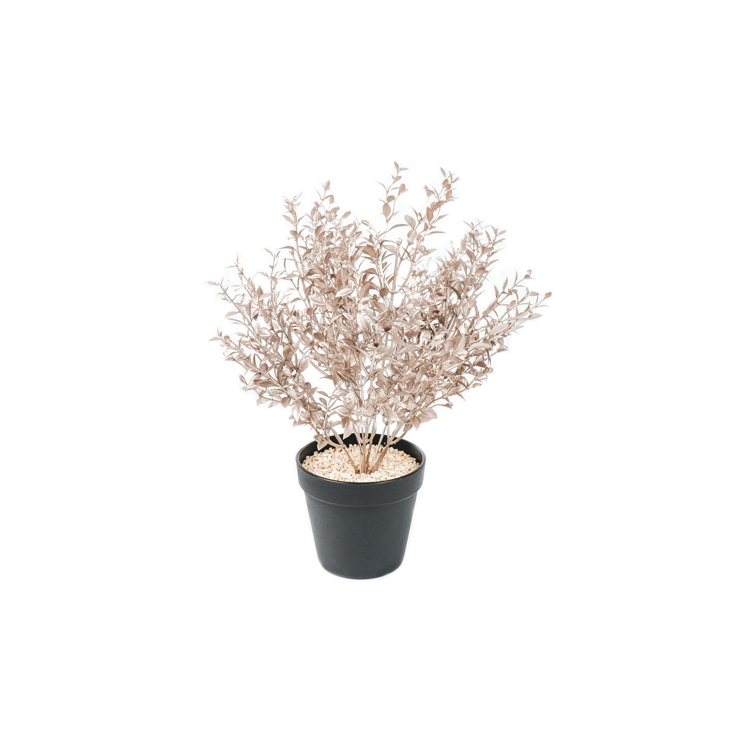 HV Bronze Golden Plant with black pot - Polysterene