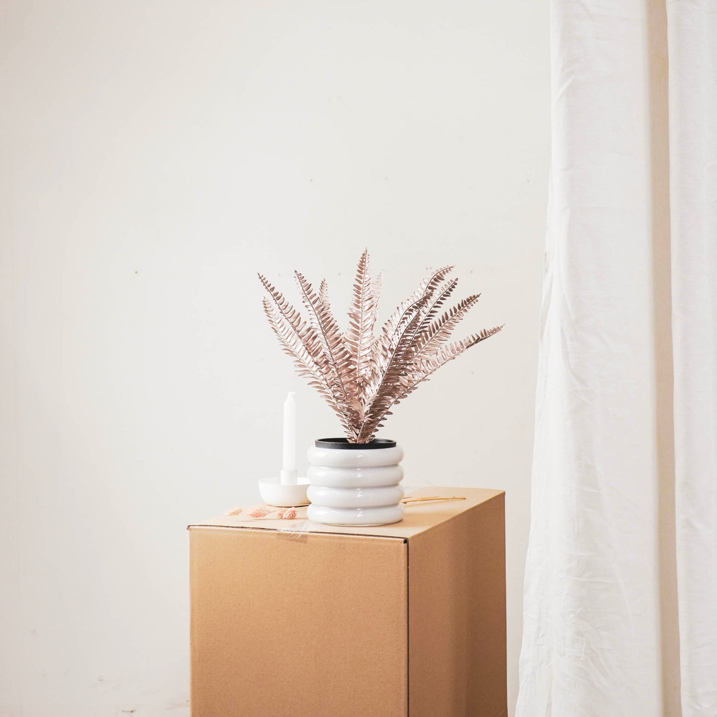 HV Brons Golden Fern - 15x30x45cm - Polysterene
