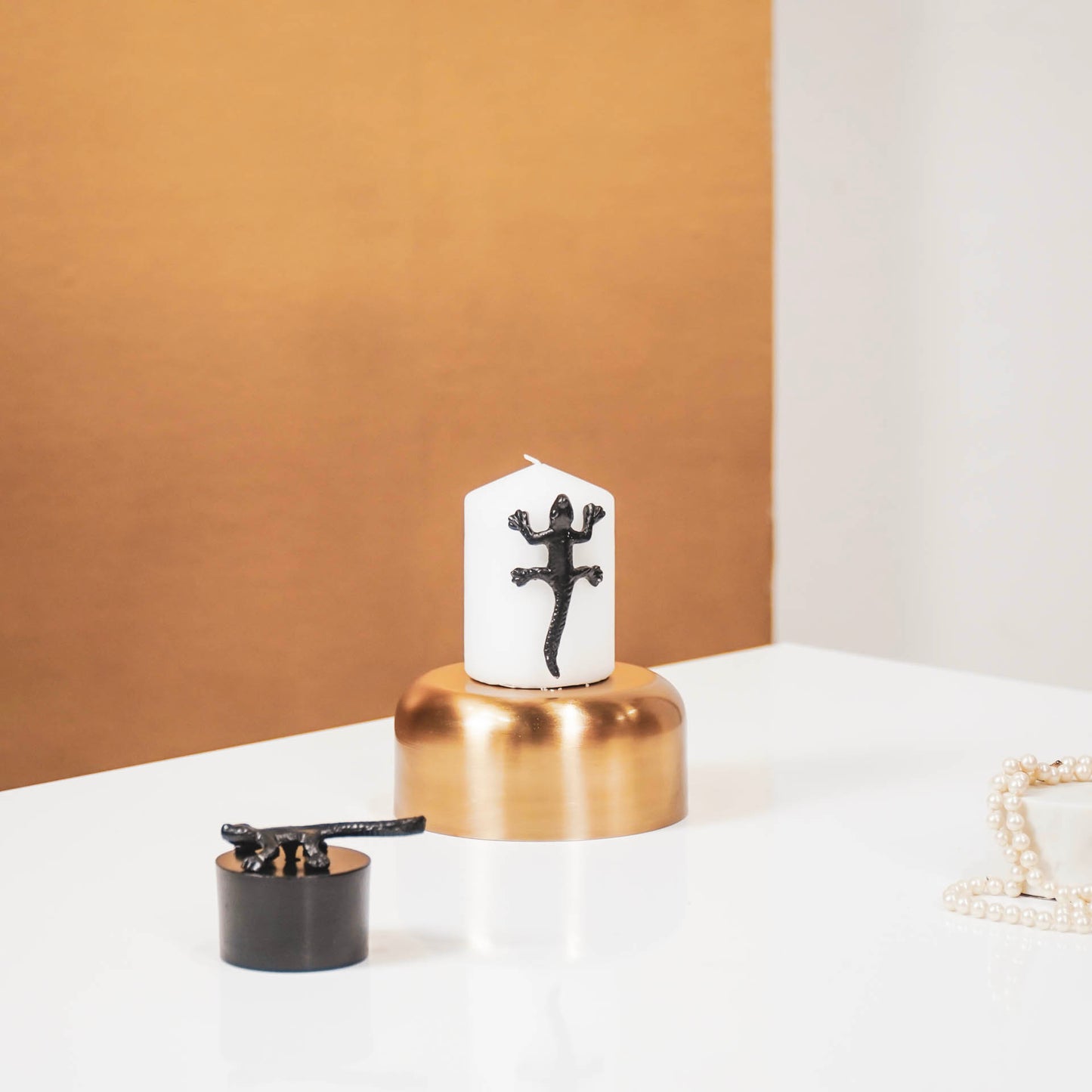 HV Candle pins - Salamander - Black - 8x4x1cm