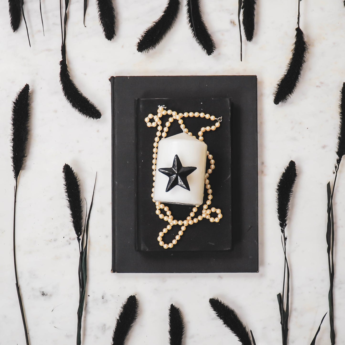 HV Candle Pins - Star - Black - 5x5x2cm