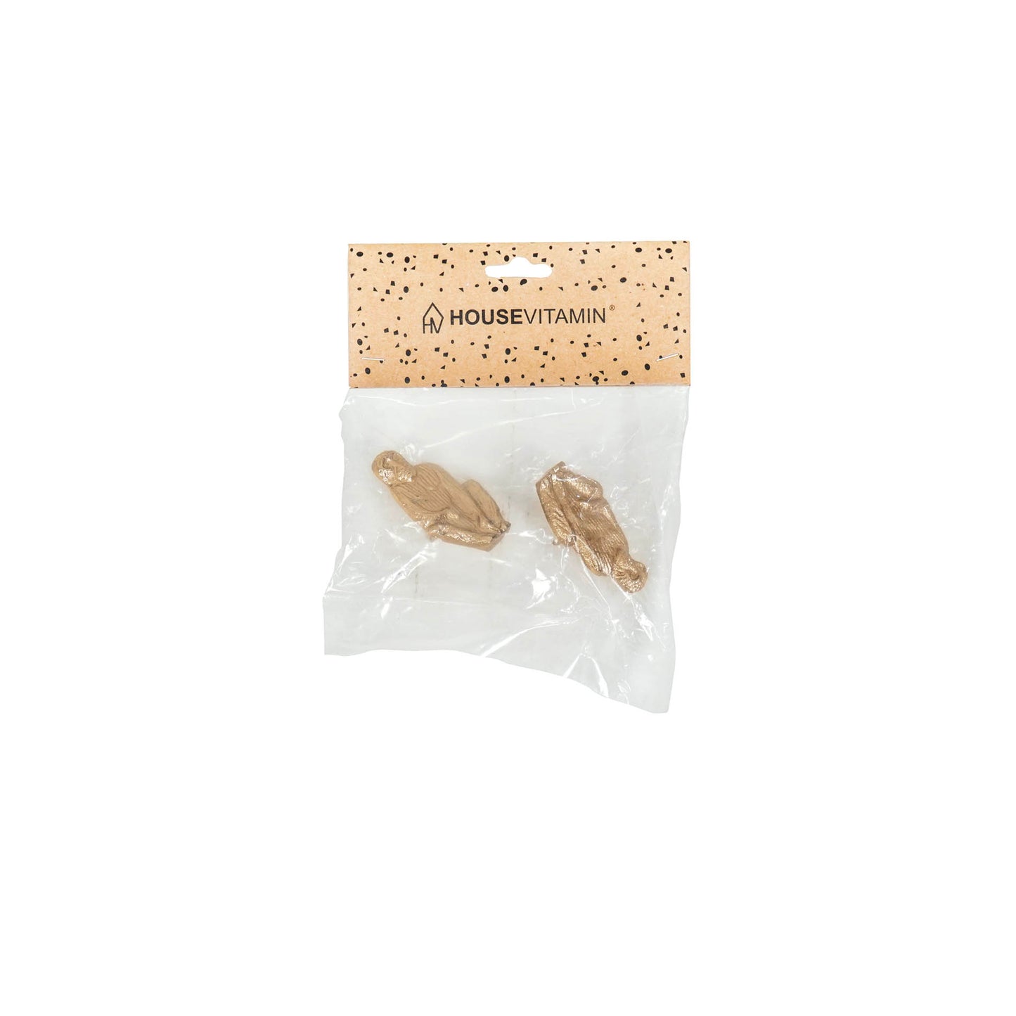 HV S2 Kaars Pinnen - Aap -Goud - 3x6x1cm