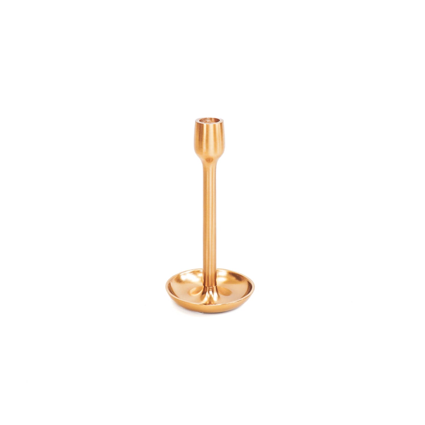 HV Basic Candleholder- Gold- 10,5x10,5x25cm