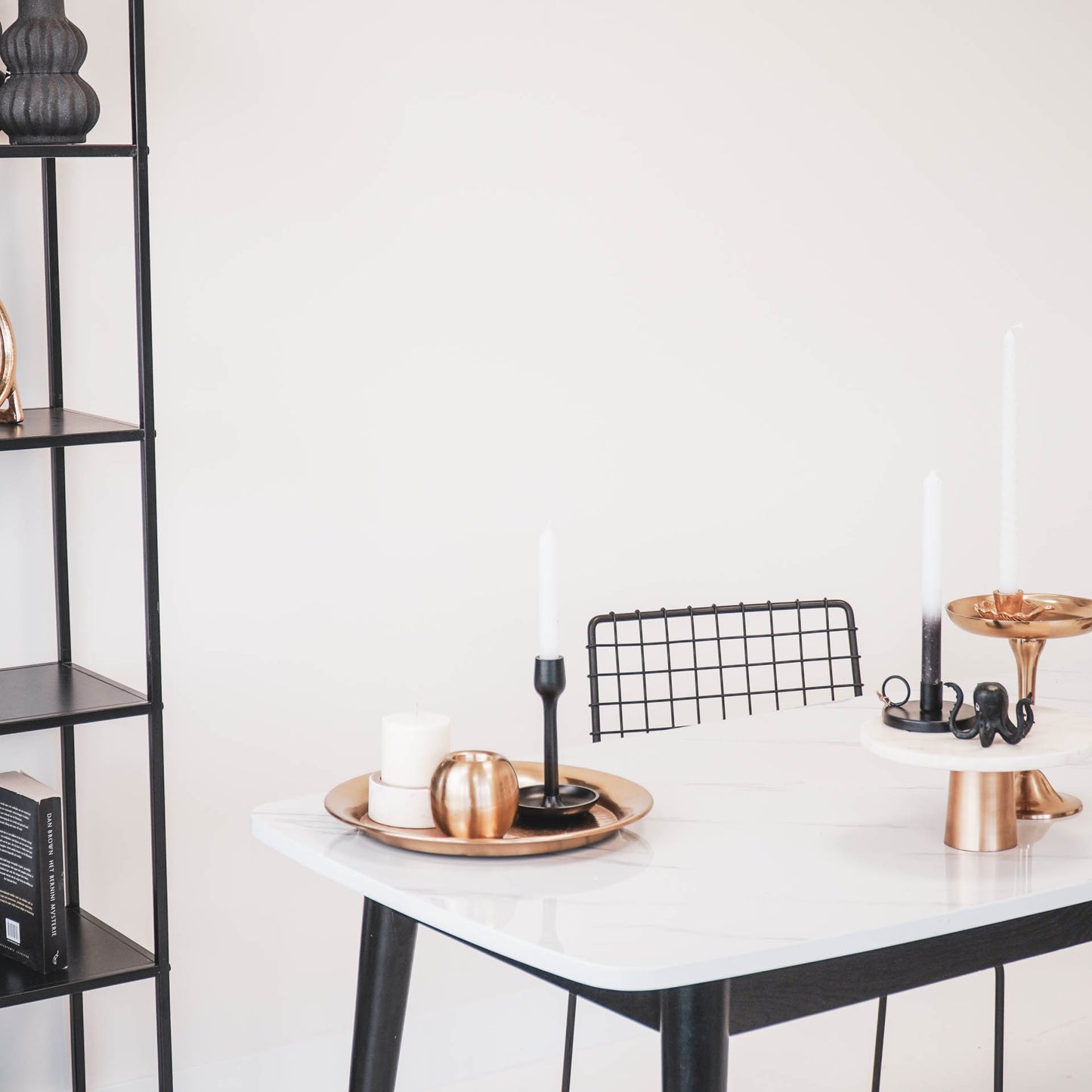 HV Basic Candleholder - Black- 10,5x17